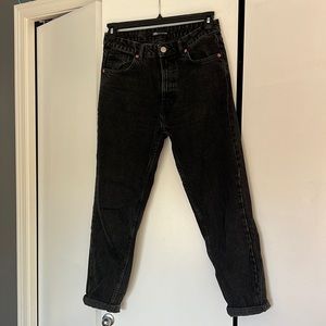 Zara Black Mom Jeans